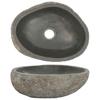 River Stone Oval Washbasin (29 38) * (24 31) cm