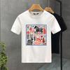 2023 Hot Korea Style Luxury Brand Tshirt 100%Cotton Hand Painted Zoo Printed Tees Summer Harajuku Women Short Sleeve T-shirt