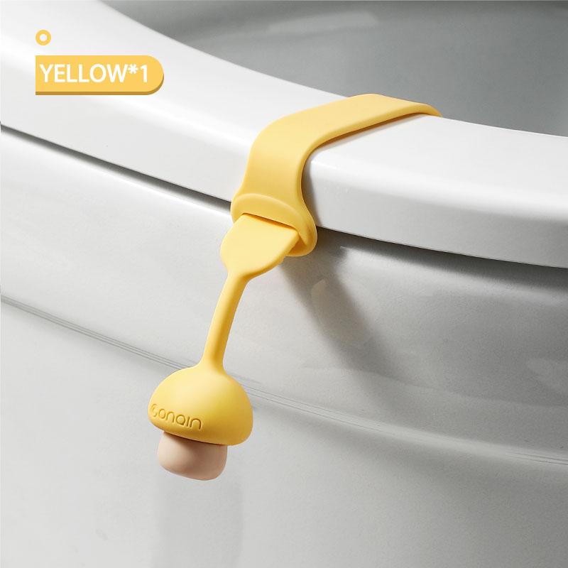 Toilet Opener Silica Gel Lid Lifter Portable Lavatory Lid Handle Bathroom Closestool Seat Anti-dirty Uncover Artifact