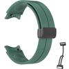 Silicone Strap for Samsung Galaxy Watch 4/5/6/7/FE 40/42/43/44/45/46/47mm, Dark Green