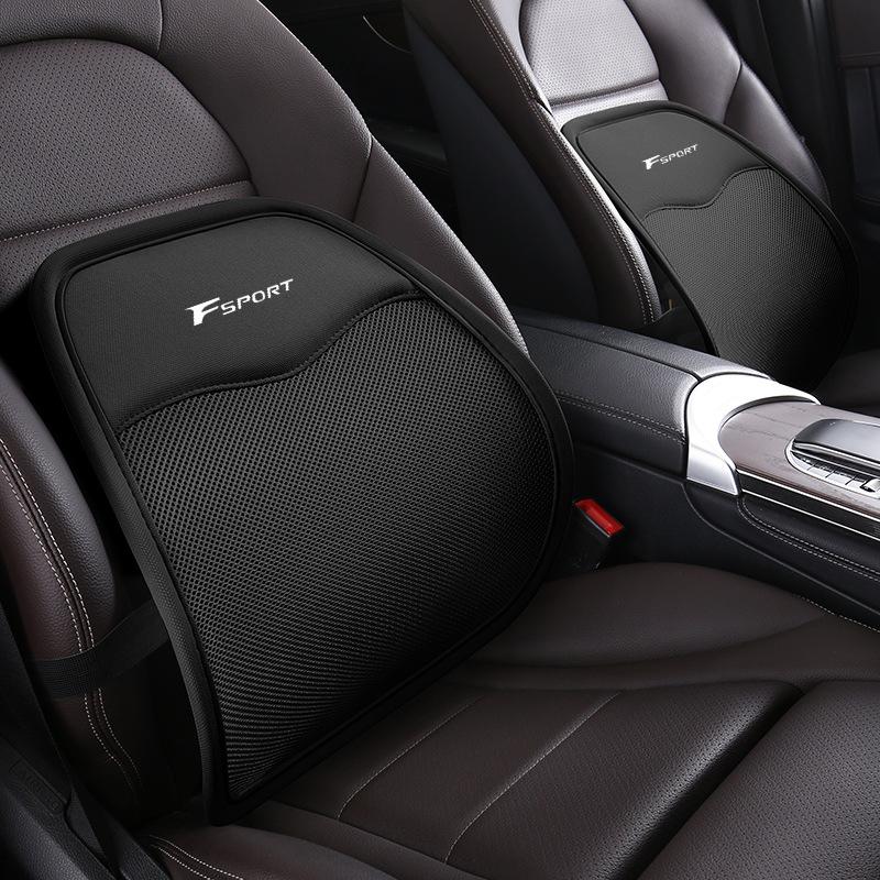 CKU5 Car Seat Lumbar Support Breathable Waist Cushion Backrest Accessories For Lexus UX250h RX450h CT200h RX400h NX300h RX350