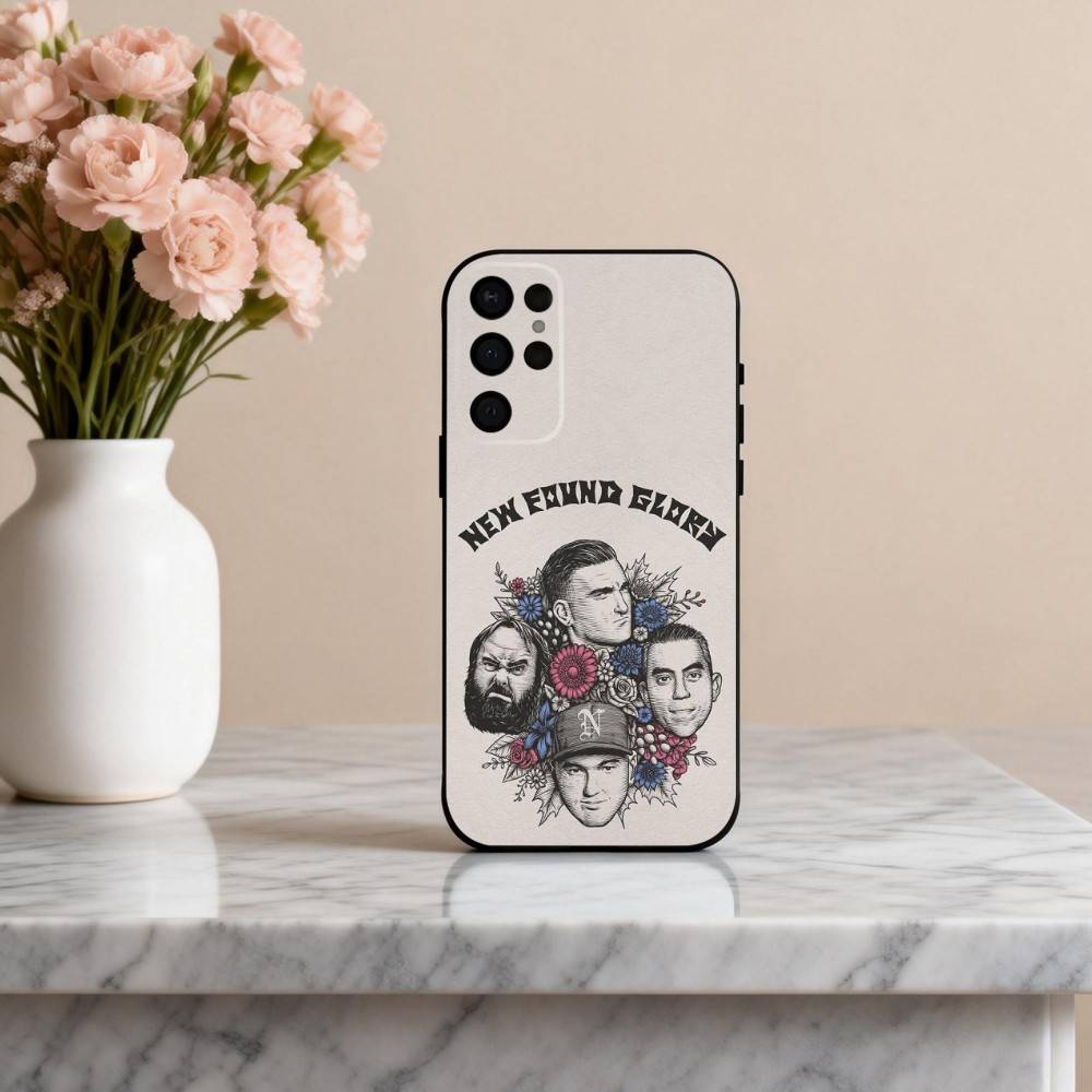Панк-чехол для телефона с изображением группы N-New Found Glory для Samsung S25, S24, S21, S22, S23, S30, Ultra, S20, Plus, Других, Мягкий черный чехол