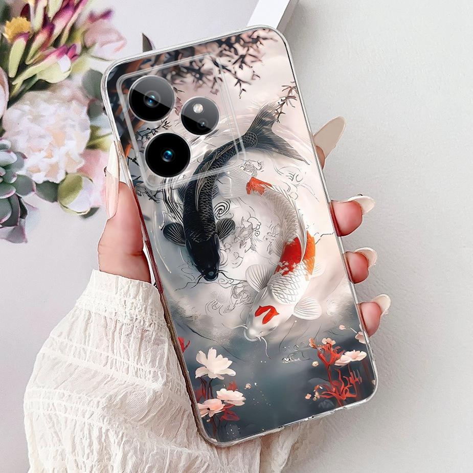 Чехол для Realme GT7 5G RMX5061 Новый модный расписной чехол Мягкий силиконовый чехол для телефона Для Realme GT 7T GT7 Pro RealmeGT 7 Pro Fundas