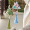 [Lisun] Dragon Boat Festival Embroidered Lotus Scented Sachet - Triangle Mugwort Leaf Zongzi Fragrance Bag