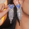New High-end Luxury Long Fringed Love Earrings