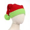 Warm Christmas Knitted Hat Comfortable Winter Santa Hat Fashion Santa Beanie Hat  Adult Kids