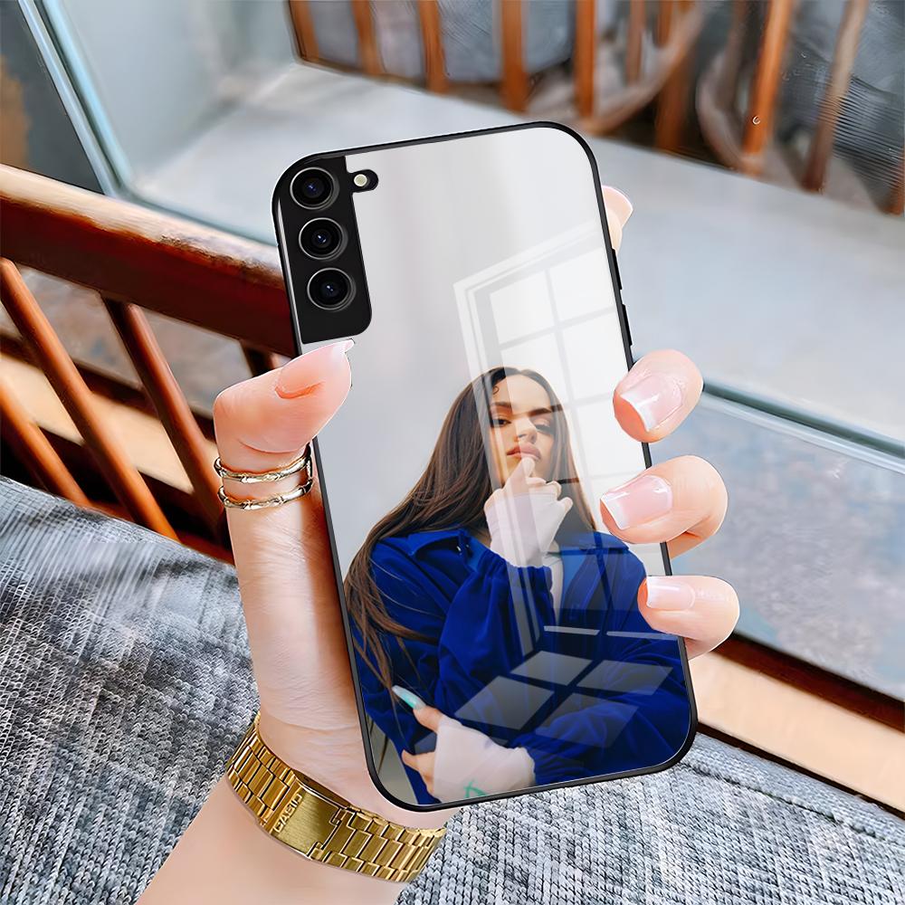 Чехол для телефона с Розалией Для Samsung S26 S25 Plus S20 S20 Plus S22 Ultra S23 FE S21 Plus S21 Ultra Стеклянная крышка