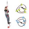 Kids Active Play Toys Climbing Rope with Swing Disc Plastic Outdoor/Indoor Playground Equipment & Fun Fitness Props for Kids