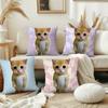 Смешной Милый Кот кавайи наволочка Чехол для подушки Декорация Комната Дом Диван гостиная Офис Автомобиль Скандинавская Простота