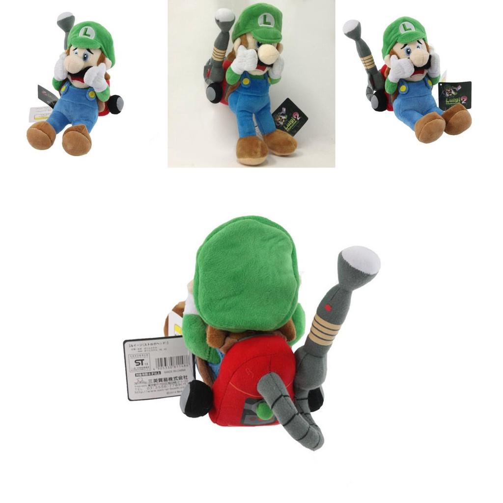 Восхитительно мягкая плюшевая кукла Луиджи из Super Mario Bros, 18 см, для детей и коллекционеров