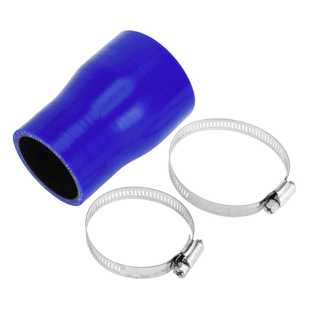 X AUTOHAUX Silicone Hose, Silicone Tube, 4 Layer Reinforced Intake Pipe, Rageter Hose, Blue