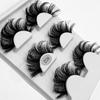 Eye Extension Long Natural Dramatic 100% Cruelty free 3D Mink Lashes 20mm Fluffy False Eyelashes