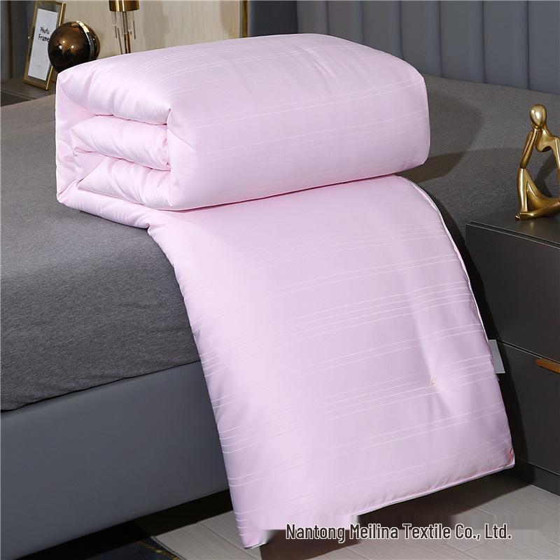 Crystal Home Textiles Стеганое одеяло со слоями из шелка и хлопка - 60% хлопка, шелк-тусса, идеально для весны и осени.