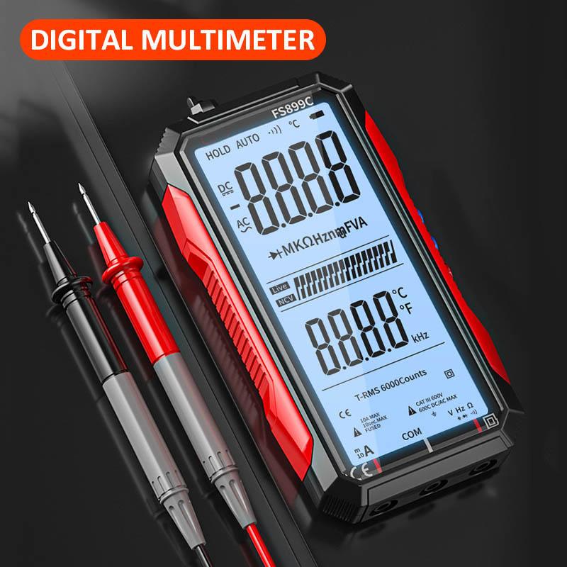 Цифровой мультиметр с зарядкой через USB, интеллектуальный автоматический цифровой мультиметр