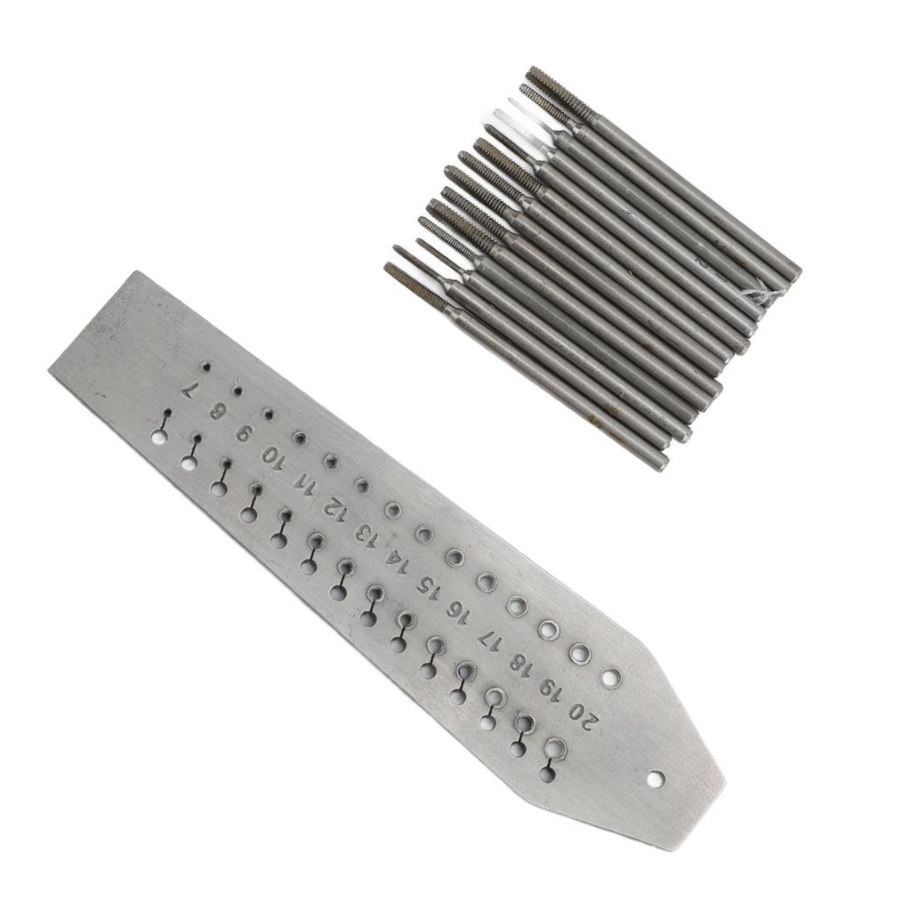 Ювелиры Часовщики Метчик и Плашка 28 Отверстий 14 Разных Размеров Нержавеющая Сталь Часы Мини Микро Ремонтный Инструмент