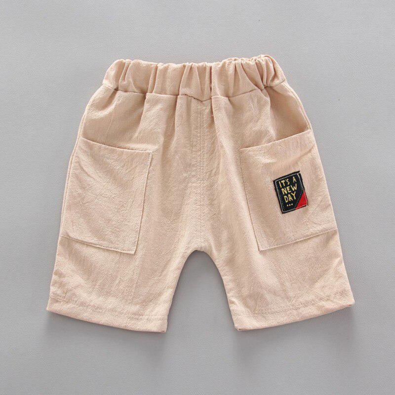 Summer Children Baby Boys Short Sleeve Leaves Pattern T-shirt Blouse+Shorts Casual Outfits Set