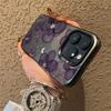 Fashionable Flower Colorful Silvery Phone Case For iPhone 16 15 14 Pro Max Plus 11 12 13 Pro XS 7 8 Plus X XR Shockproof Cover