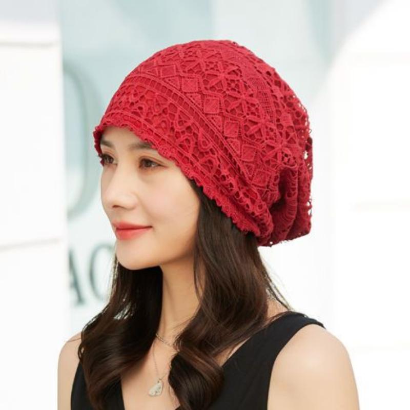 Женская тонкая полая хлопковая шапка, женская вязаная крючком шапка, тканая шерстяная шапка, повязка на голову, вязаная шапка