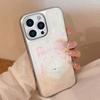 Чехол в стиле Instagram с бантом для щенка для IPhone 17, 16 Pro Max, IPhone 15, Блестки из эпоксидной смолы, Жесткий Huawei 17 мм