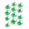 8/12Pcs Halloween LED Light Wall Sticker Hollow Spooky Bat Pumpkin Spider Night Light Holiday Party Home Office Wall Decoration Decal