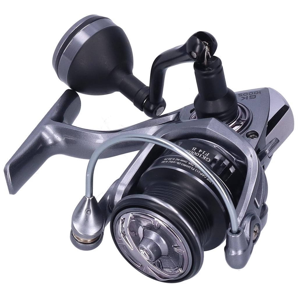 Безынерционная катушка с 13+1 подшипниками 5.2:1 Передаточное число Складная ручка Рыболовная катушка Рыболовный аксессуар(GK1000S )