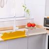 Sucker Sink Splash Guard Silicone Basin Sink Board Durable Splash Water Baffle