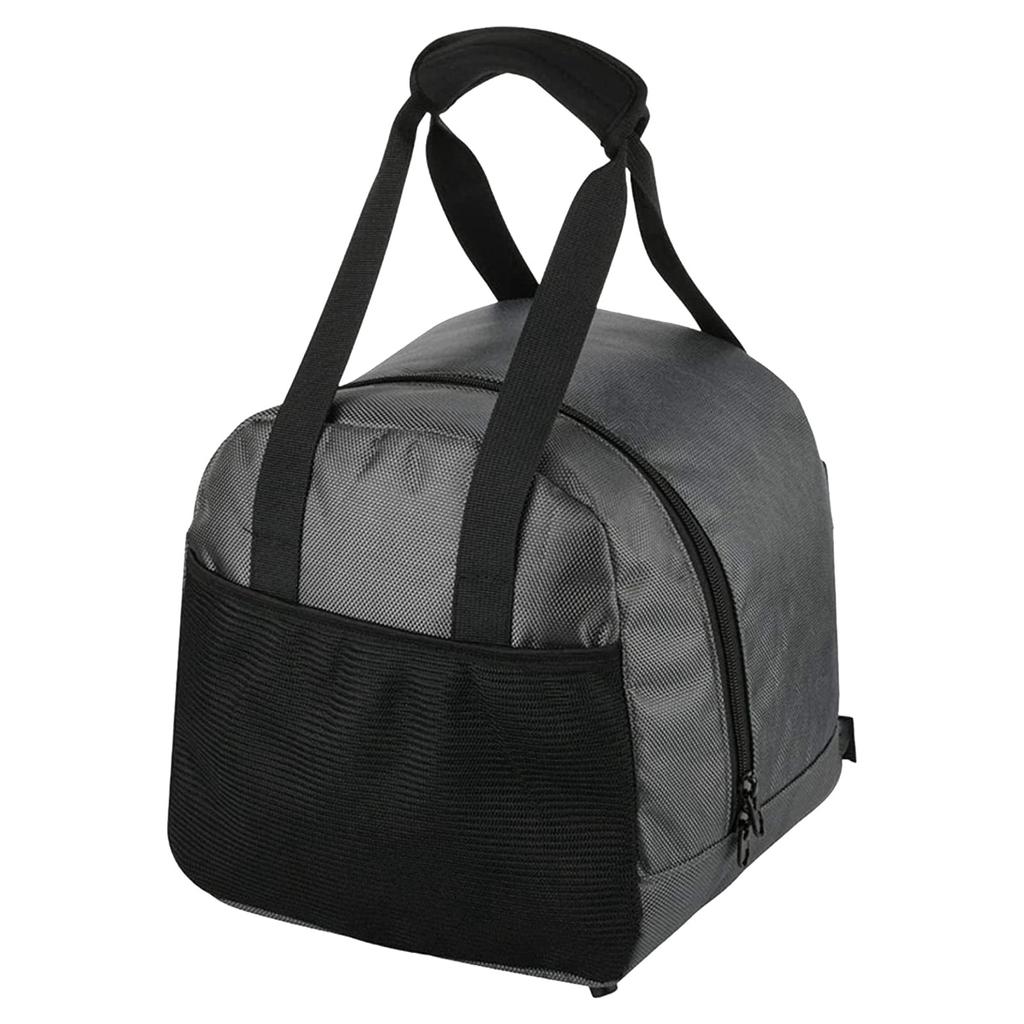 Bowling Bag for Single Ball Bowling Tote with Soft Bowling Cups Holder Bowling Tote Bag with Big Capacity Mesh Pockets