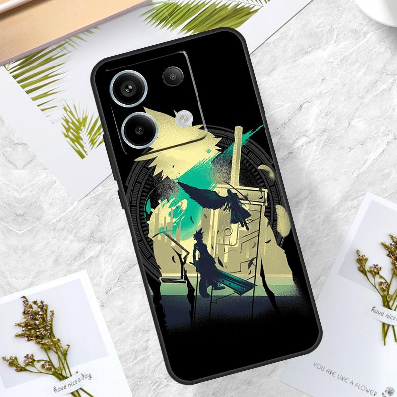 Чехол Final Fantasy VII для Xiaomi Redmi Note 13 11 8 9 10 12 Pro 12S 11S 10S 9S Redmi 13C 9C 10C 12C Funda