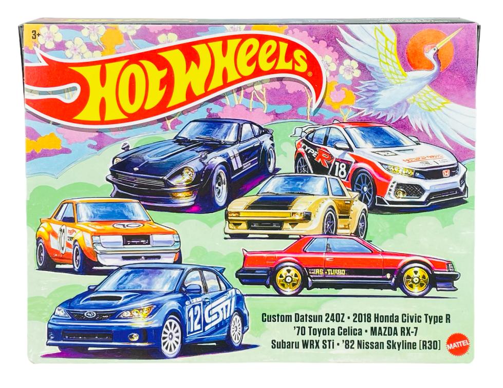 HOT WHEELS 2021 COLLECTOR' SET 6pcs JAPANESE CAR CULTURE HLK49