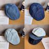 Casual Denim Cotton Cap With Sunshade Ventilation For Daily Outdoor Use
