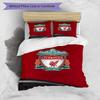 3pcs Duvet Cover Set (1*Duvet Cover + 2*Pillowcase, Without Core),Liverpool F.C Print Bedding Set, Bedroom Decor, All‑Season, Birthday Gift