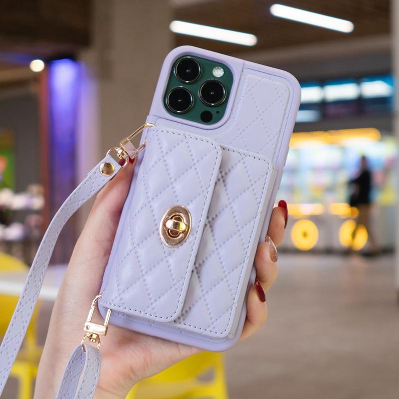 Маленький кошелек с ароматным органом ветра, кожаный чехол с металлической пряжкой для iPhone 14 Pro Max 13 12 11 SE 2022 X XS XR 8 7 6 6S Plus