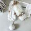 Soft Plush Neck Scarf Thickened Women's Scarf Fashion Neck Warmer  Winter