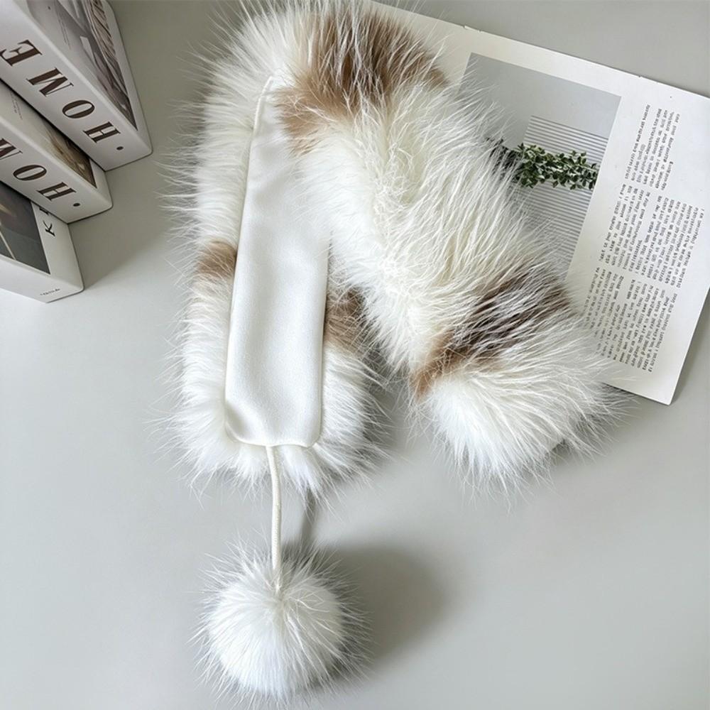 Soft Plush Neck Warmer Keep Warm Winter Scarf Fashion Women's Scarf Winter