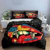 Red lips with fangs Bedding sets Duvet cover sets Duvet covers Pillowcases(1*Duvet Cover 2*Pillowcases without duvet insert)