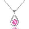 Moissanite Angel's Tears Pendant Simple Small Necklace Zircon Jewelry