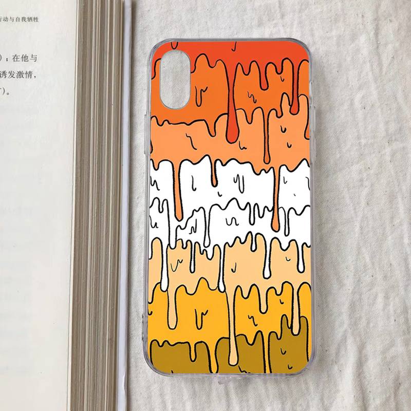 Melting Trans Pride LGBTQ Phone Case For iPhone 11 12 13 14 Mini Pro Max XR X XS TPU Clear Case For 8 7 6 Plus SE 2020