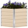 Ivory Plant Planter 129 x 129 x 75 cm Steel
