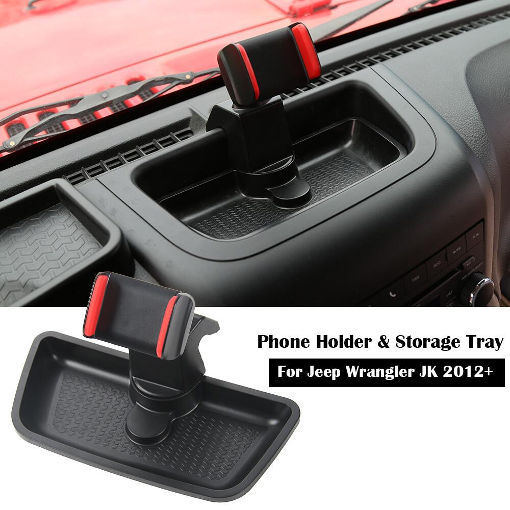 Для Jeep Wrangler Jk 2012-17 Внутренний мульти-крепление на панель держатель для телефона ящик для хранения