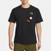 Nike T Shirts Men's Black Crew Neck Moderate Straight Fit DR7967-010
