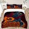 3pcs bedding set Dragon Ram Includes 1 Comforter + 2 Pillowcases, Without Pillow Inserts, Soft Comfortable, Lightweight Breathable052