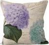 Винтажный фиолетовый цветочный льняной чехол для подушки для автомобиля, гостиной, дивана, спальни, домашнего декора, 40x40 45x45 50x50 60x60 наволочка