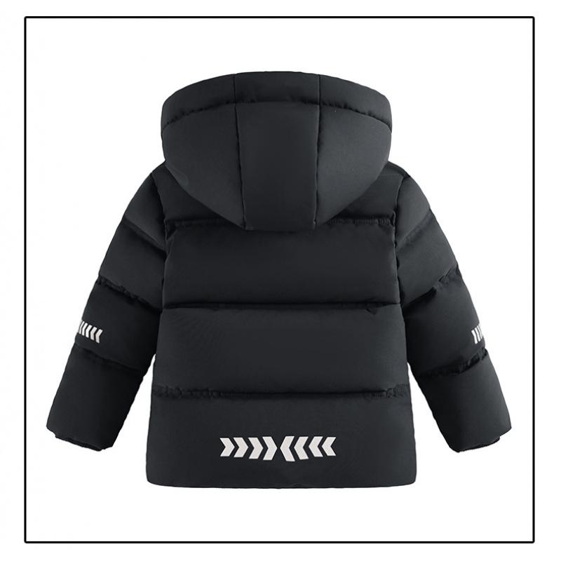 Children Cotton Jacket Boys New Winter Coat Boy Short Thick Heavy Hooded Overcoats