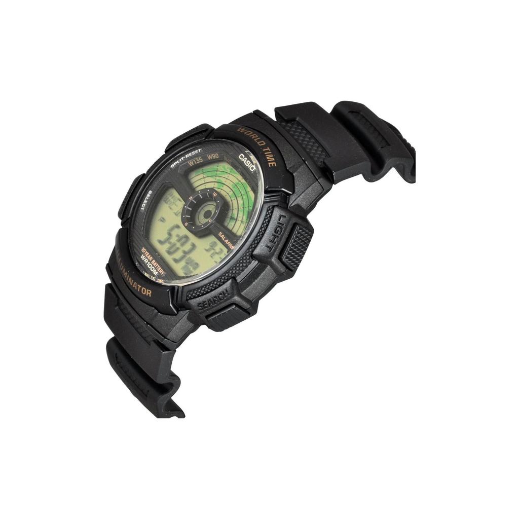 Casio Мужские ЧЕРНЫЕ часы для ПОДРОСТКОВ AE-1100W-1BV AE-1100W-1BV