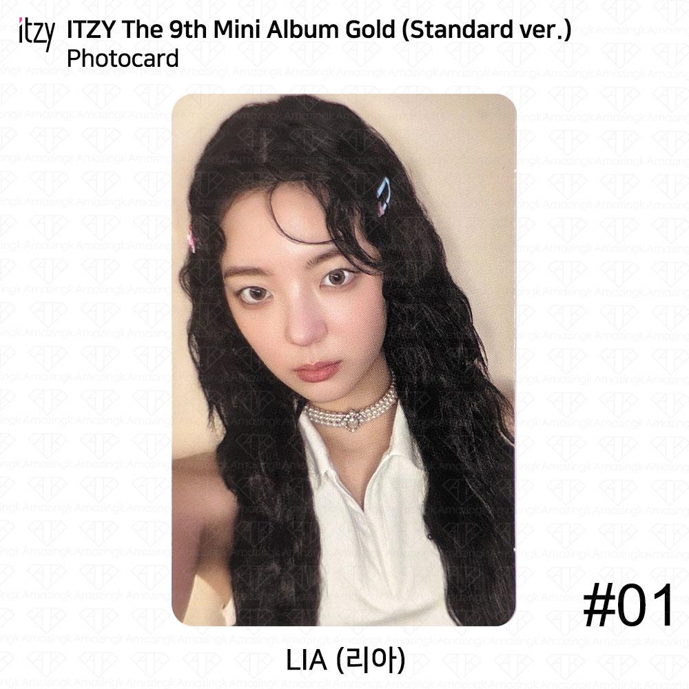 ITZY 9-й мини-альбом gold standard ver официальная фотокарточка открытка постер kpop