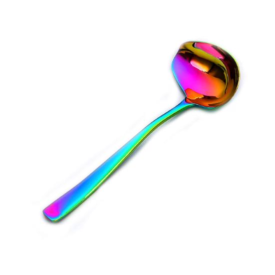 Ложка для соуса, твердая многоразовая нержавеющая сталь, устойчивая к ржавчине, безопасная горячая кастрюля для супа