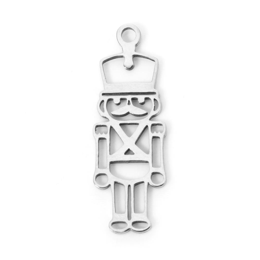 3 PCs 304 Stainless Steel Charms Hollow Soldier/Castle/Balloon/Pumpkin carriage Pendants DIY Necklace Bracelet Jewelry Making