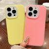 Оригинальный флуоресцентный желеобразный жидкий силиконовый чехол для телефона iPhone 16 14 13 12 11 15 Pro Max защитный матовый чехол для объектива камеры