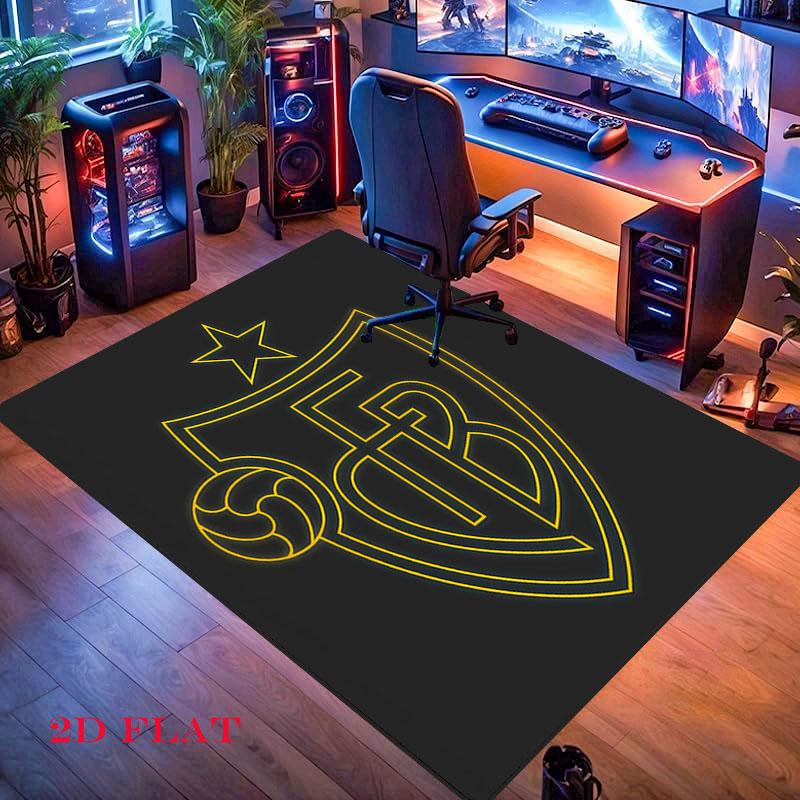 FC Basel Carpet Rug for Living Room Bedroom Home Sofa Decoration,Kids play Nonslip Floor Mat