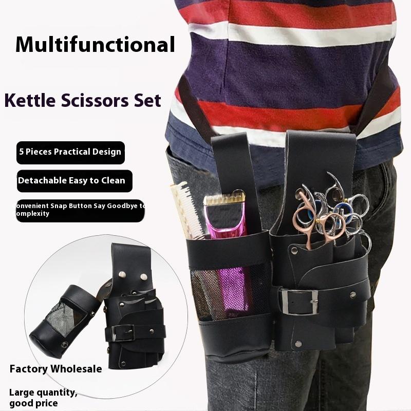 Парикмахерская сумка для ножниц, зажимы, чехол для расчески, парикмахерская кобура, сумки-держатели для инструментов, салонная поясная сумка, ремень, сумка из искусственной кожи